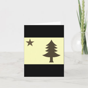 Historic Flag Of Maine 1901 1909 Card