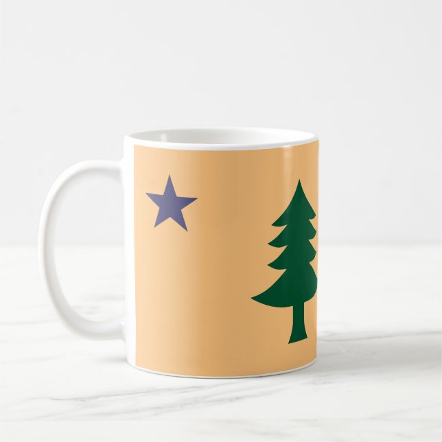 Historic Flag of Maine (1901–1909) Coffee Mug (Left)