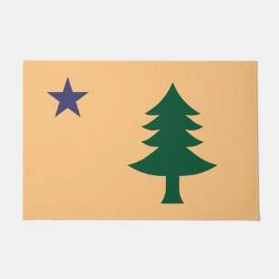 Historic Flag of Maine (1901–1909) Doormat
