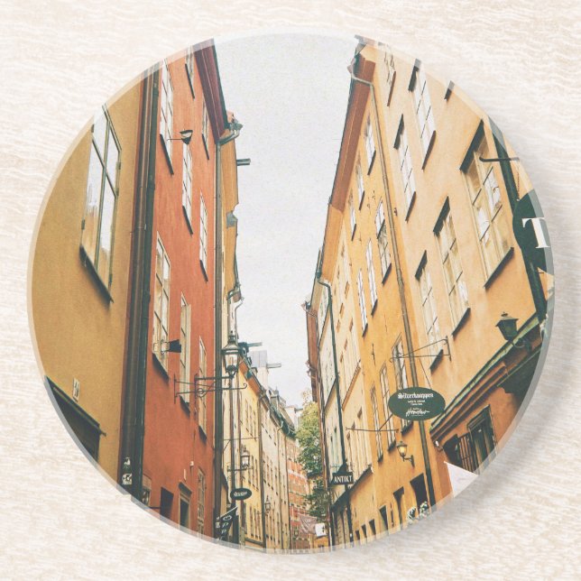 Historic Gamla Stan, Old Town of Stockholm Coaster (Front)