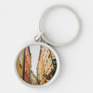 Historic Gamla Stan, Old Town of Stockholm Key Ring