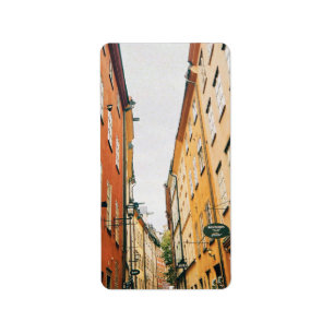 Historic Gamla Stan, Old Town of Stockholm Label