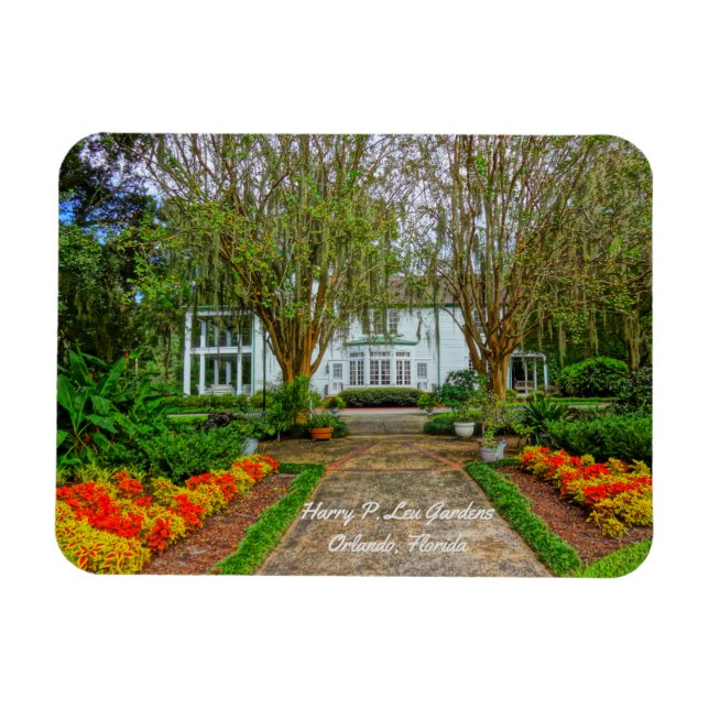 Historic Harry P Leu Gardens & Museum Orlando FL Magnet (Horizontal)