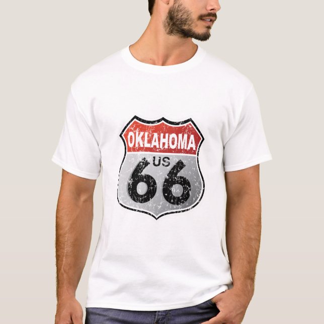 Historic Highway Road Sign T-Shirt (Front)