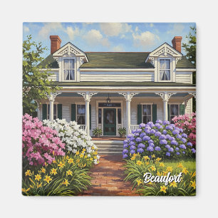 Historic House in Beaufort North Carolina Magnet