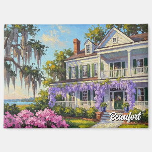 Historic House in Beaufort North Carolina Magnet