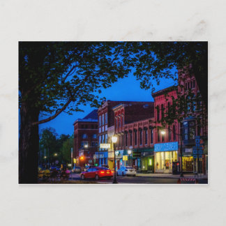 Historic Hudson Falls Postcard