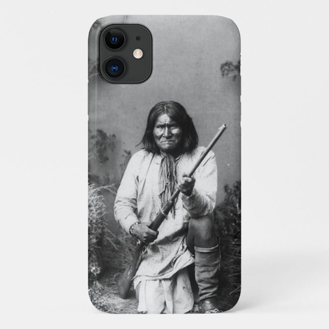 Historic Iconic Native American Indian Geronimo Case-Mate iPhone Case (Back)