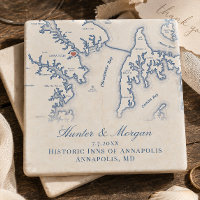 Historic Inns of Annapolis Wedding Chesapeake Map