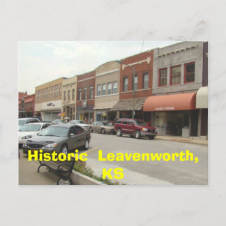 Historic Leavenworth, KS Postcard