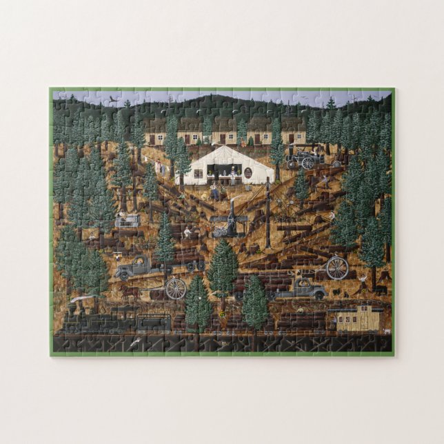 Historic Logging Camp Puzzle (Horizontal)