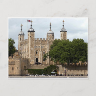 Historic London Tower, England Postcard