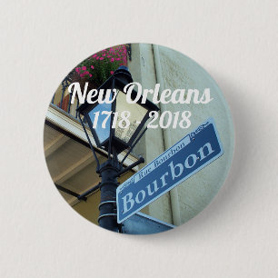 Historic New Orleans Tricentennial 6 Cm Round Badge