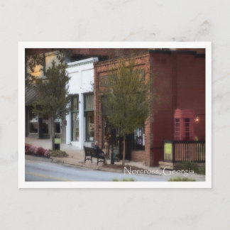 Historic Norcross, Ga., Iron Horse Pub Postcard