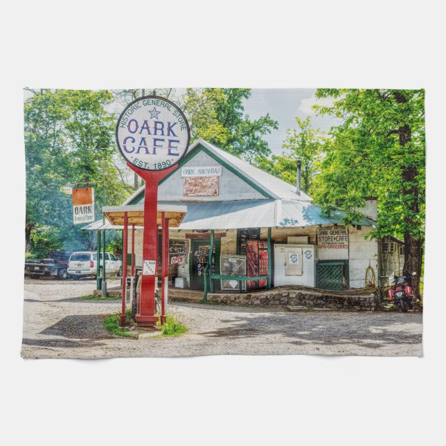 Historic Oark General Store Kitchen Towel (Horizontal)