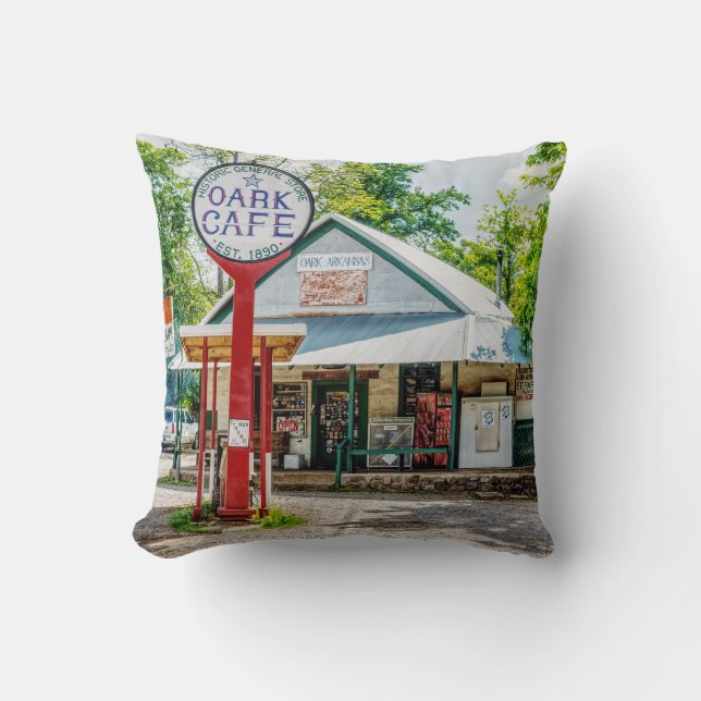 Historic Oark General Store Pillow (Front)