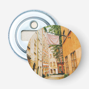 Historic old town, Gamla Stan, Stockholm, Sweden Bottle Opener