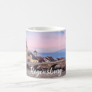 Historic old town in Regensburg, Germany Coffee Mug
