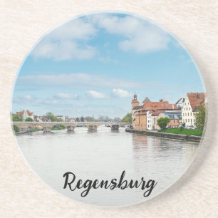 Historic old town of Regensburg, Germany Coaster