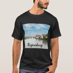 Historic old town of Regensburg, Germany T-Shirt