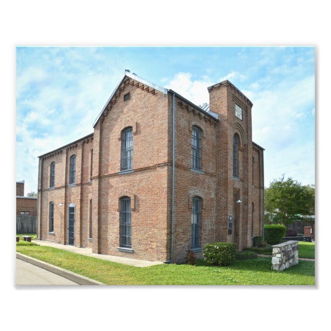 Historic Panola County Jail, Carthage, Texas Photo Print (Front)