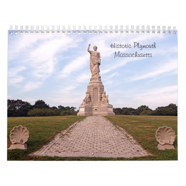 Historic Plymouth Massachusetts calendar (Cover)