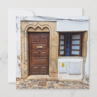 Historic Portugal Door Greeting Card