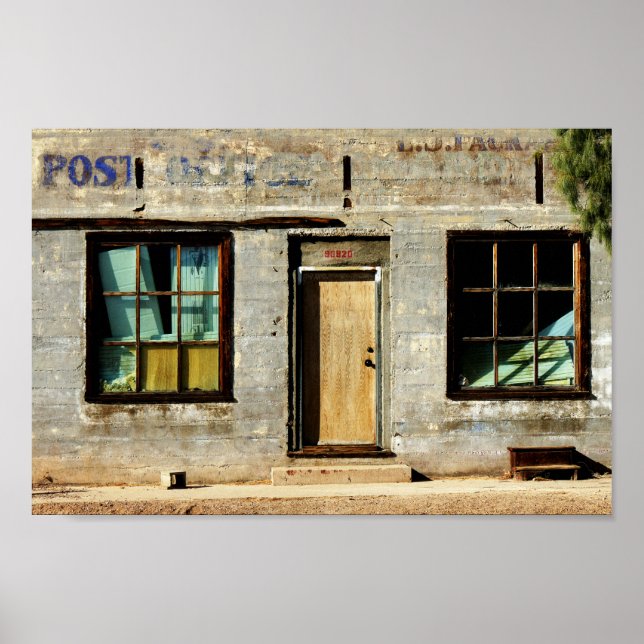 Historic Post Office in Kelso California Poster (Front)