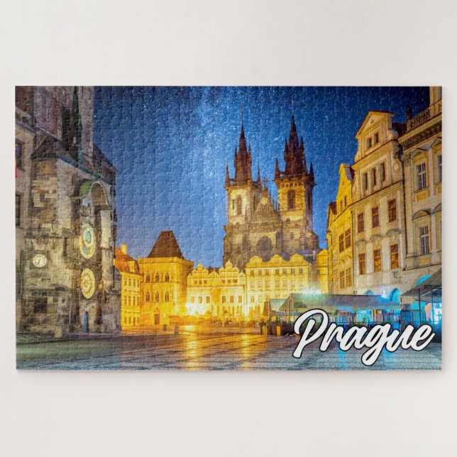 Historic Prague, Czech Republic Jigsaw Puzzle (Horizontal)