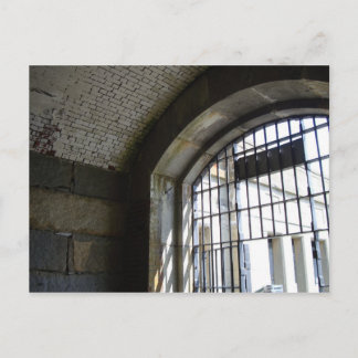 Historic Prison Cell Postcard