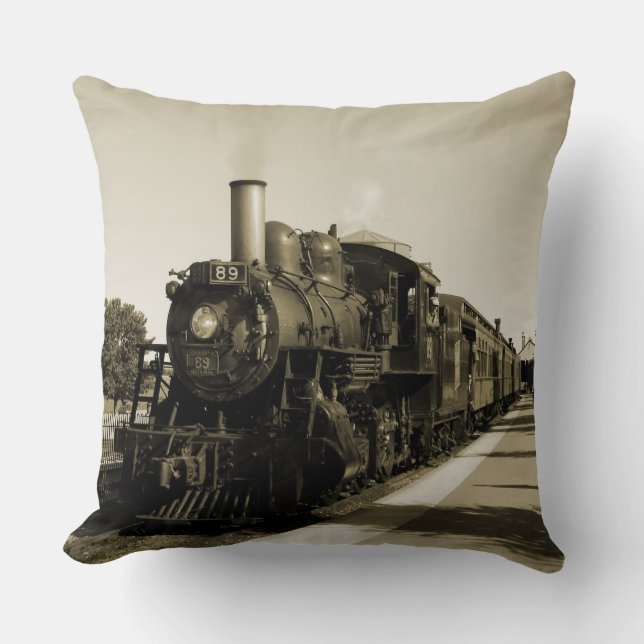 Historic Railroad Cushion (Front)