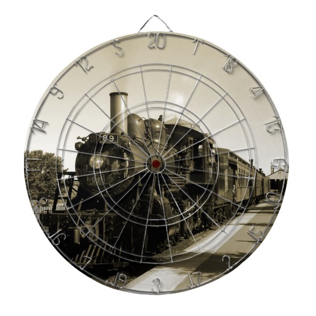 Historic Railroad Dartboard (Front)