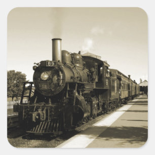 Historic Railroad Square Sticker