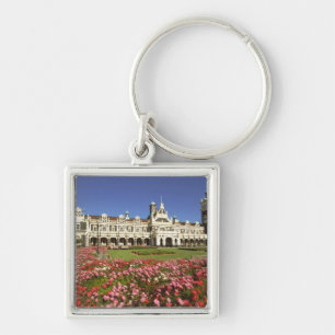 Historic Railway Station, Dunedin, New Zealand Key Ring