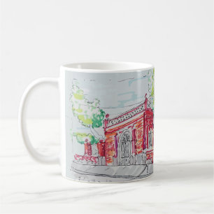 Historic Red Brick Entrance Coffee Mug