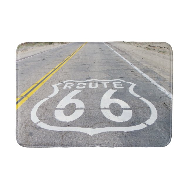 Historic Route 66 Bath Mat! Mat (Front)
