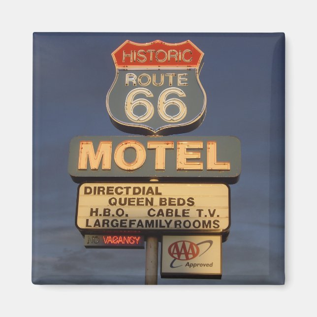 Historic Route 66 Magnet (Front)