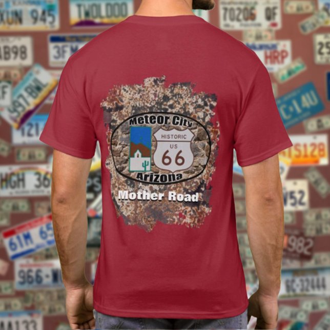 Historic Route 66 ~ Meteor City, Arizona T-Shirt (Creator Uploaded)