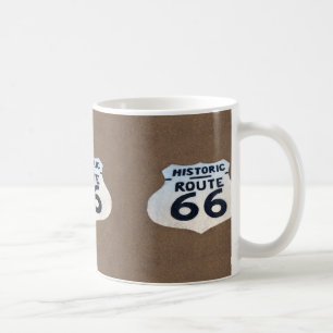 Historic Route 66 Pavement Sign Coffee Mug