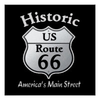 Historic Route 66  _ POSTER PRINT