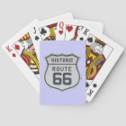 HIstoric Route 66 Sign Playing Cards