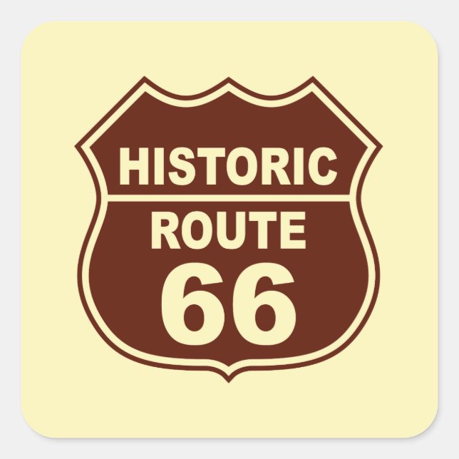 Historic Route 66 Sticker (Front)