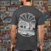 Historic Route 66 Winslow Arizona Black White