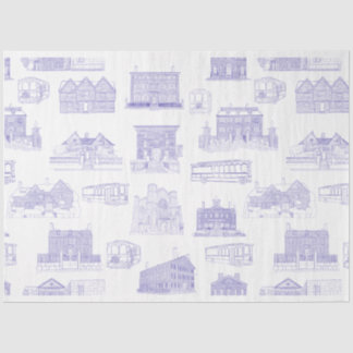 Historic Salem MA Pattern Tissue Paper