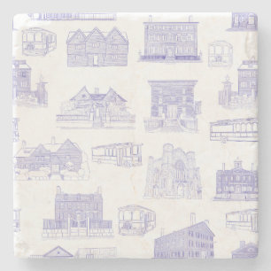 Historic Salem MA Stone Coaster
