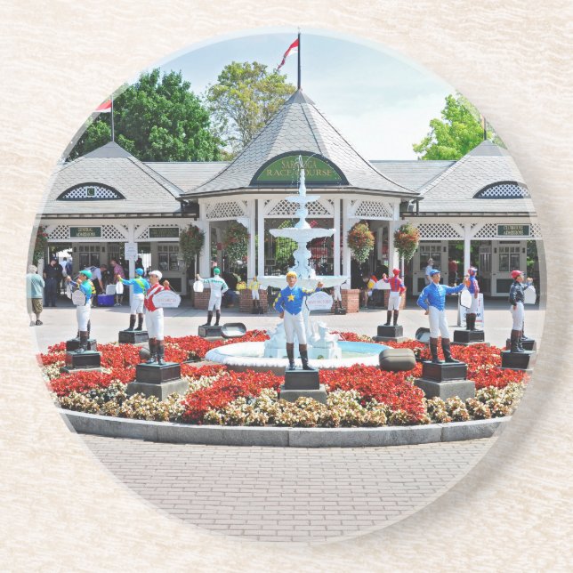 Historic Saratoga 150 on Opening Day Coaster (Front)