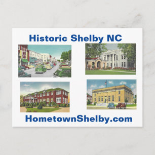 Historic Shelby NC Postcard