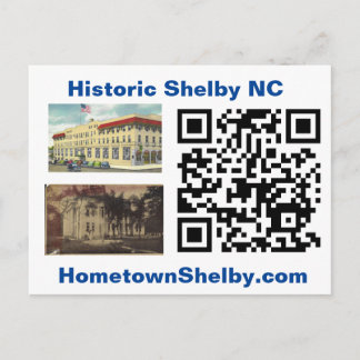 Historic Shelby NC Postcard