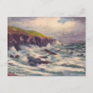 Historic Ships Historic Ships Wreck off Scottish c Postcard