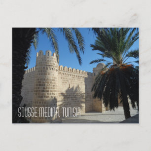 Historic Sousse Medina Street Scene Tunisia Postcard